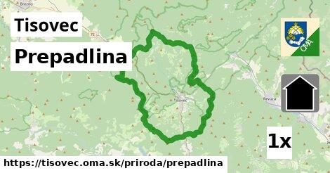 Prepadlina, Tisovec