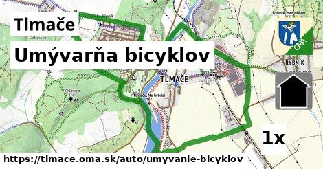 umývarňa bicyklov v Tlmače