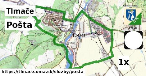 Pošta, Tlmače