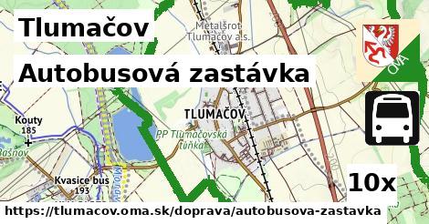 Autobusová zastávka, Tlumačov