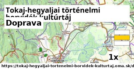 doprava v Tokaj-hegyaljai történelmi borvidék kultúrtáj