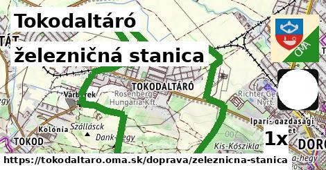 železničná stanica, Tokodaltáró