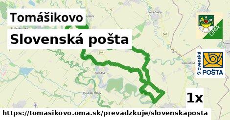 Slovenská pošta, Tomášikovo