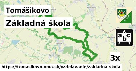 Základná škola, Tomášikovo