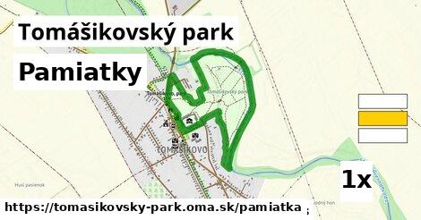 pamiatky v Tomášikovský park