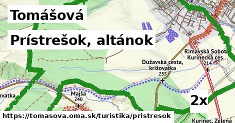 Prístrešok, altánok, Tomášová