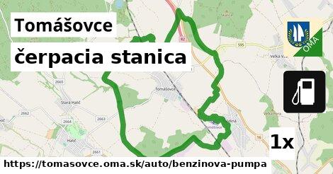 čerpacia stanica, Tomášovce