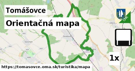 Orientačná mapa, Tomášovce