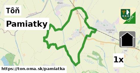 pamiatky v Tôň