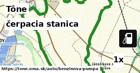 čerpacia stanica, Tône