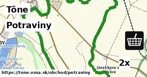 Potraviny, Tône