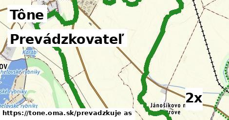 prevádzkovateľ v Tône