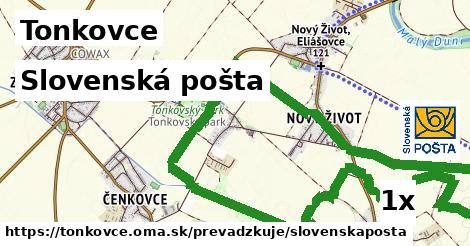 Slovenská pošta, Tonkovce