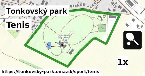 Tenis, Tonkovský park