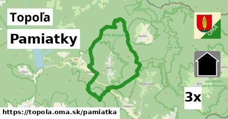 pamiatky v Topoľa