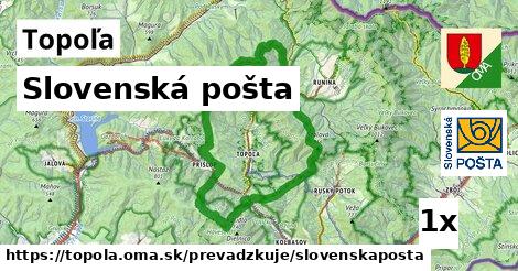 Slovenská pošta, Topoľa