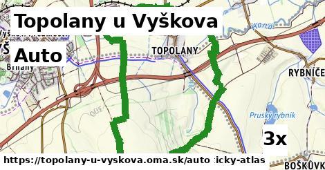 auto v Topolany u Vyškova