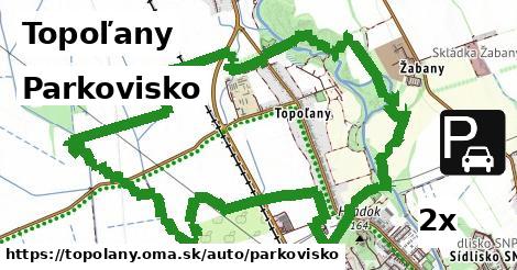 parkovisko v Topoľany