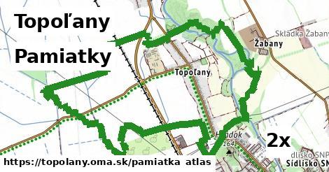 pamiatky v Topoľany