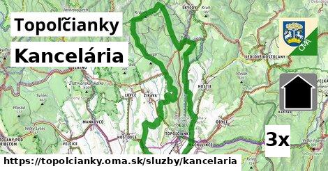 kancelária v Topoľčianky