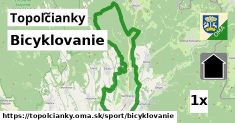 bicyklovanie v Topoľčianky