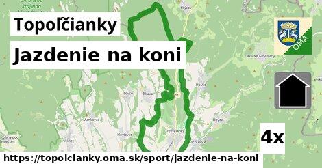 Jazdenie na koni, Topoľčianky