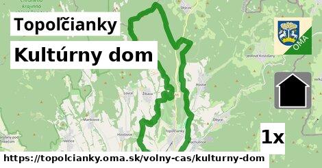 kultúrny dom v Topoľčianky