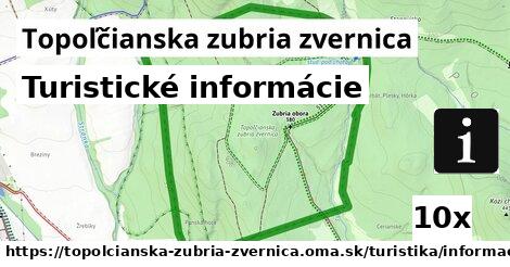 turistické informácie v Topoľčianska zubria zvernica