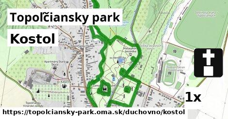 Kostol, Topoľčiansky park