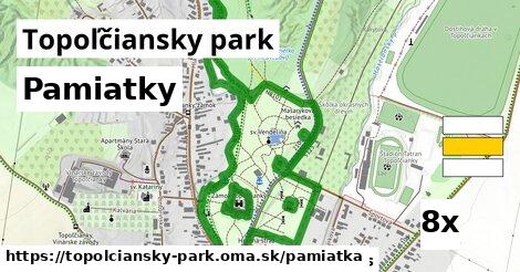 pamiatky v Topoľčiansky park