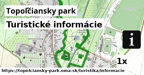 Turistické informácie, Topoľčiansky park