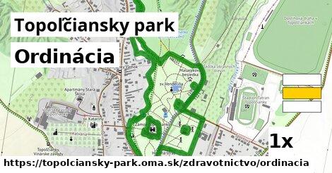 Ordinácia, Topoľčiansky park