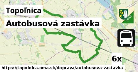 Autobusová zastávka, Topoľnica