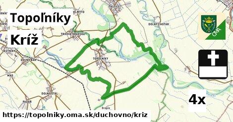 Kríž, Topoľníky