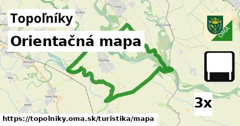 Orientačná mapa, Topoľníky