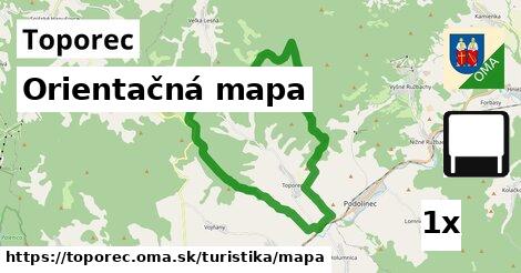 Orientačná mapa, Toporec