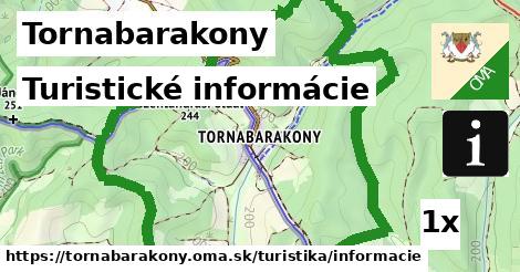 Turistické informácie, Tornabarakony