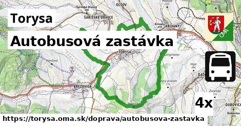 Autobusová zastávka, Torysa