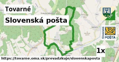 Slovenská pošta, Tovarné