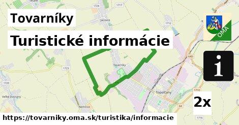 Turistické informácie, Tovarníky