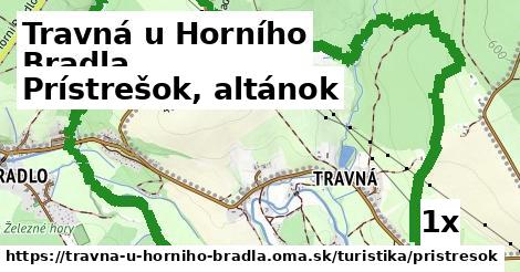 prístrešok, altánok v Travná u Horního Bradla