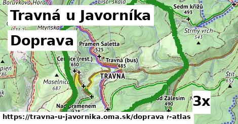 doprava v Travná u Javorníka