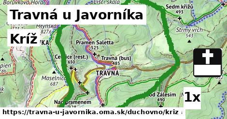 Kríž, Travná u Javorníka