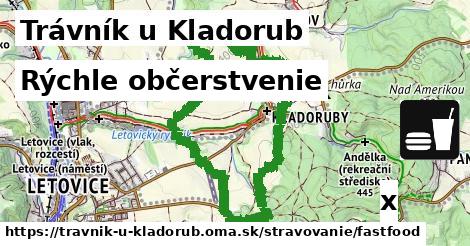 Všetky body v Trávník u Kladorub