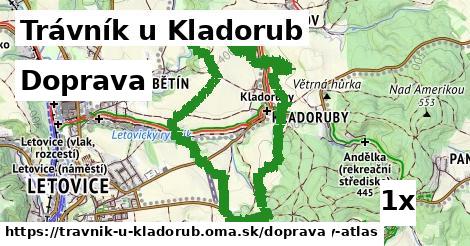 doprava v Trávník u Kladorub
