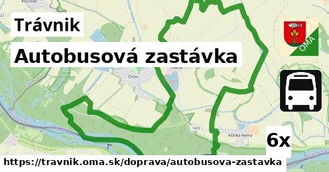 Autobusová zastávka, Trávnik