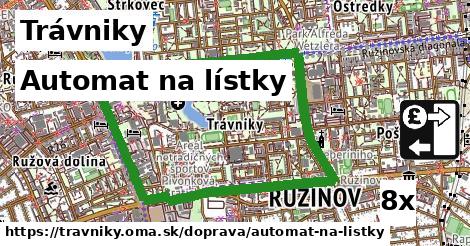 Automat na lístky, Trávniky