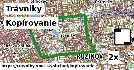 Kopírovanie, Trávniky