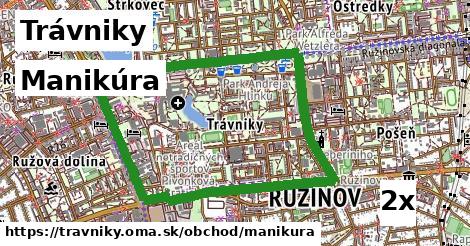 Manikúra, Trávniky