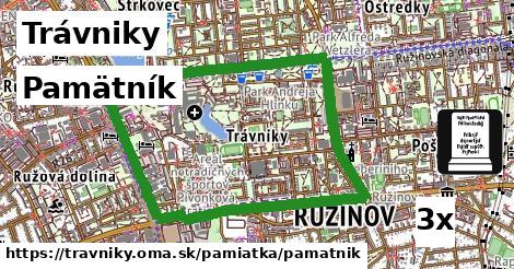 Pamätník, Trávniky